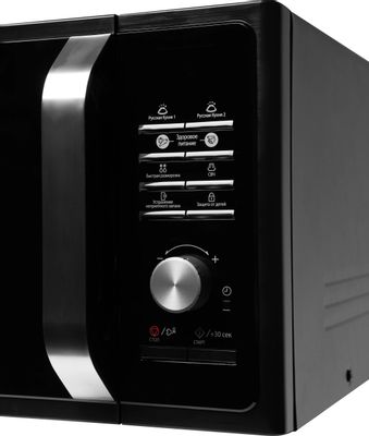 Микроволновая печь Samsung MS23F302TAK/BW, 800Вт, 23л, черный – купить ...