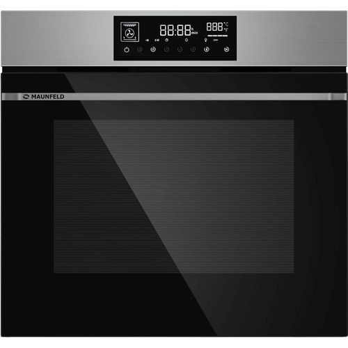 Духовой шкаф электрический MAUNFELD AEOD76106S, 76л, дверца с 3 стеклами, серебристый