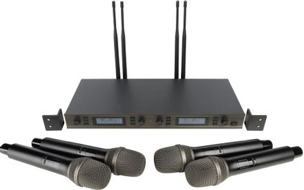 Радиосистема Axelvox DX800FC, беспроводная, черный