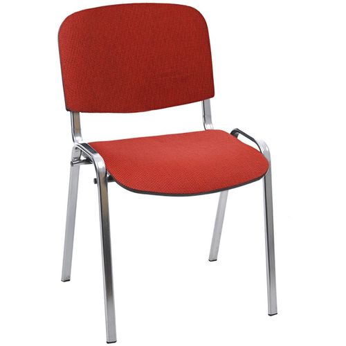 Стул HELMI HL-F01 Изо, ткань, до 100кг, красный [359857]