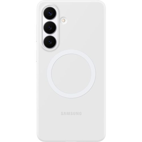 Чехол (клип-кейс) Samsung Silicone Magnet Case, для Samsung Galaxy S26+, белый [ef-es947cwegru]