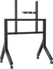 Изображение товара Стойка для телевизора ONKRON TS2081, напольная, мобильная, черная для 70-110 дюймов