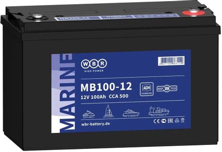 Аккумуляторная батарея WBR MB100-12 для ИБП, 12В, 100Ач