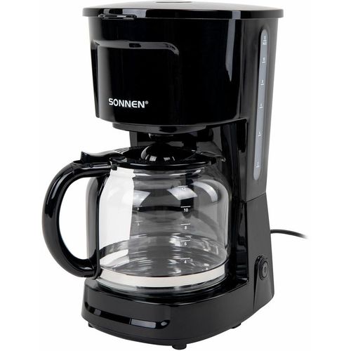 Кофеварка SONNEN 1095, капельная, черный