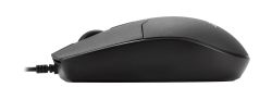 Мышь проводная Acer OMW126, USB, черный