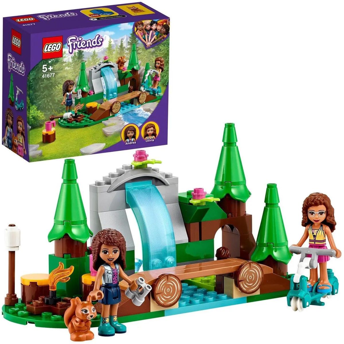 Характеристики Конструктор Lego Friends Лесной водопад, 41677 (1583894)  смотреть в СИТИЛИНК