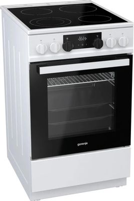 Электрическая плита Gorenje EC5354WC-B, стеклокерамика, белый – купить ...