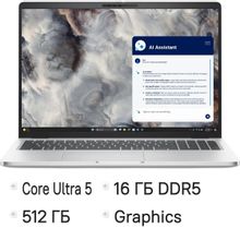 Изображение товара Ноутбук Dell Pro 16 Plus 16 IPS Intel Core Ultra 5 235U 12 ядер 16ГБ SSD Linux серый