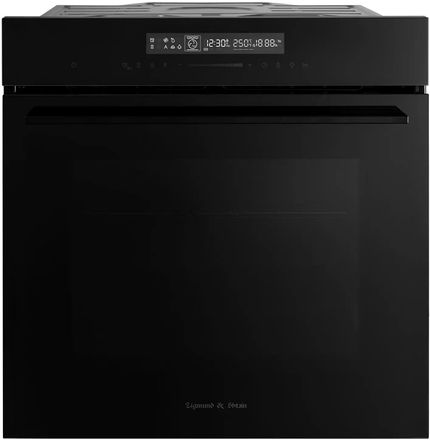 Духовой шкаф электрический ZIGMUND & SHTAIN E 180, 72л, дверца с 3 стеклами, черный