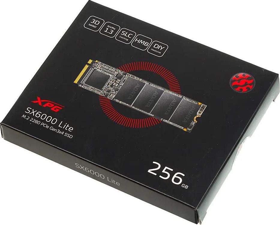 SSD накопитель A-Data XPG SX6000 Lite ASX6000LNP-256GT-C 256ГБ, M