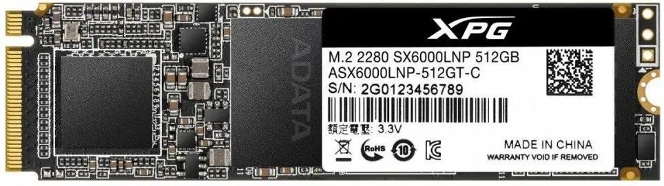 Xpg sx6000 lite 512gb discount