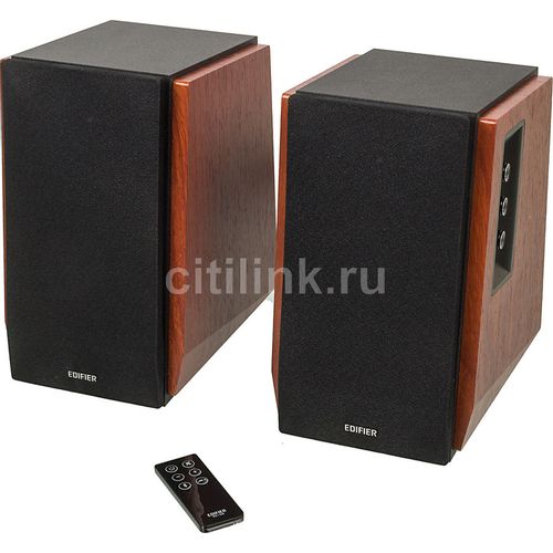 Колонки Bluetooth Edifier R1700BT, 2.0, темное дерево