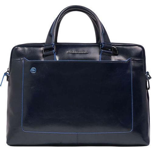 Деловая сумка Piquadro Blue Square, кожа натуральная, синий [ca3335b2/blu2]