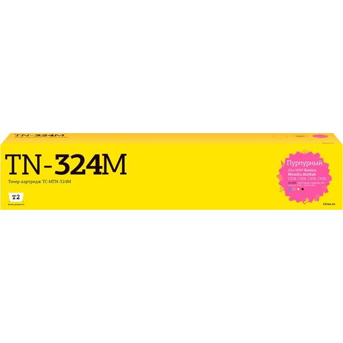 Картридж T2 TC-MTN-324M, TN-324M/TN-512M/TN-514M, пурпурный