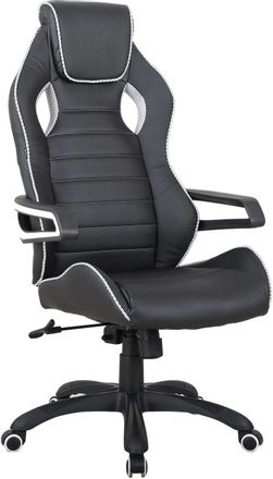 Кресло BRABIX Techno Pro GM-003, экокожа, до 121кг, серый