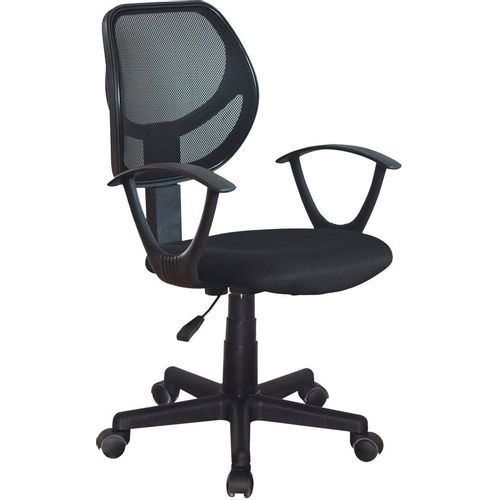 Кресло BRABIX Flip MG-305, сетка/ткань, до 100кг, черный