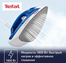 Утюг Tefal FV1711E0,  синий/белый