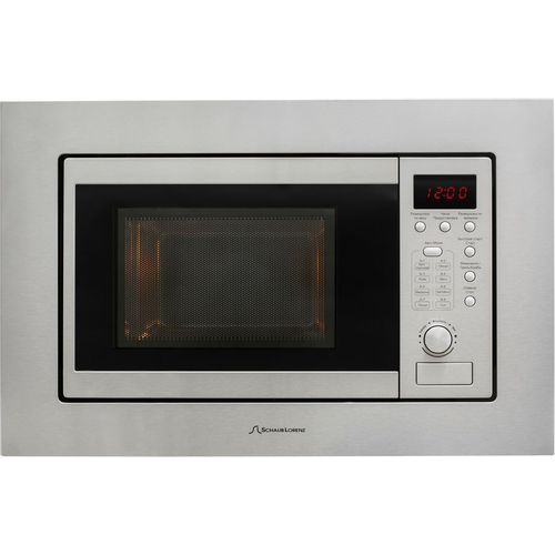 Встраиваемая микроволновая печь SCHAUB LORENZ SLM EE22D, 20л, 800Вт, нержавеющая сталь [slm00000016]