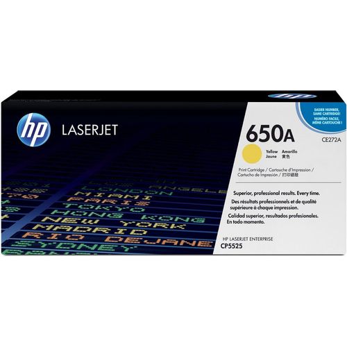 Картридж HP 650A, желтый / CE272A