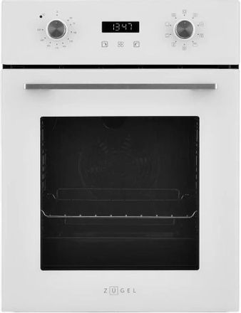 Духовой шкаф электрический ZUGEL ZOE452W, 50л, дверца с 3 стеклами, белый