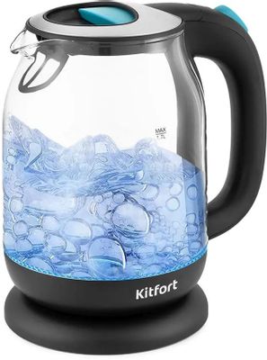 Чайник электрический KitFort КТ-654-1, 2200Вт, голубой