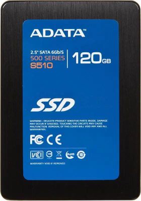 SSD накопитель A-Data S510 120ГБ, 2.5", SATA III [as510s3-120gm-c]