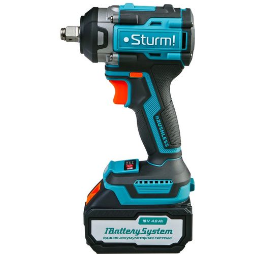 Ударный гайковерт STURM! CD20500BL, 4Ач, с одним аккумулятором
