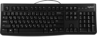 Клавиатура Logitech K120, USB, с гравировкой, черный [920-002583 ...