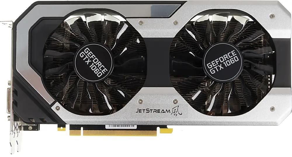 Palit NVIDIA GeForce GTX 1060 PA-GTX1060 JETSTREAM 6G 6ГБ GDDR5