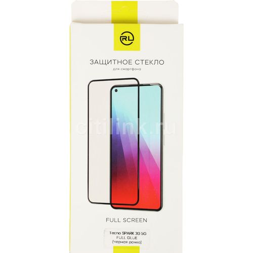 Защитное стекло для экрана Redline для Tecno Spark 30 5G 2.5D, 1 шт [ут000040171]