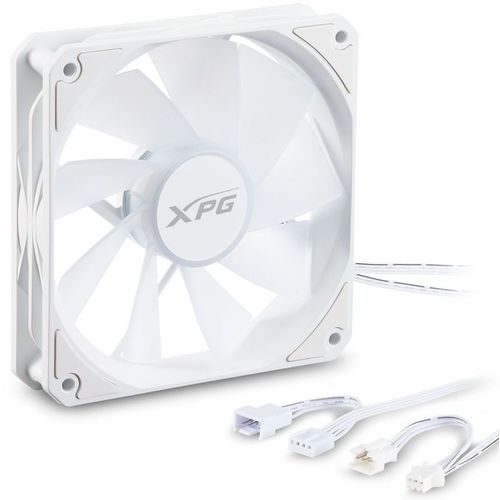 Вентилятор XPG Vento R 120 120мм, 4-pin, 1600об/мин, 32 дБ, ARGB, белый, Ret [ventor120argbpwm-whcww]