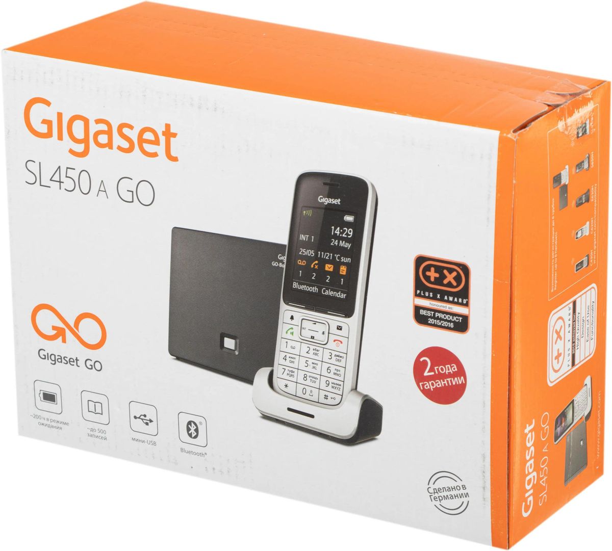 IP телефон Gigaset SL450A GO RUS [s30852-h2721-s301] – купить в Ситилинк |  359817