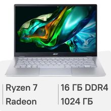 Изображение товара Ноутбук Acer Swift Go 14 SFG14-41 14 IPS AMD Ryzen 7 16GB 1TB Windows 11