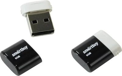 Характеристики Флешка USB SMARTBUY Lara 8ГБ, USB2.0, черный [sb8gblara ...