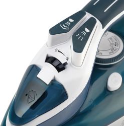 Утюг Vitek VT-8306, с паровым ударом, белый и зеленый