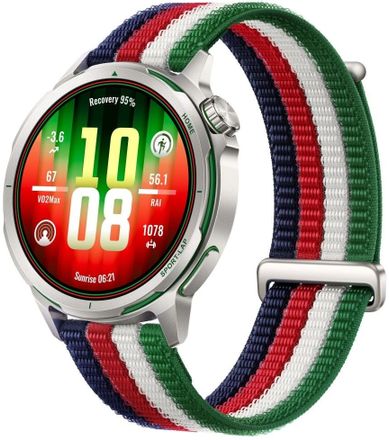 Смарт-часы Huawei Watch GT Runner 2 Racing Legend Chitu-B19D, 43.5мм, 1.32", разноцветный/серебристый
