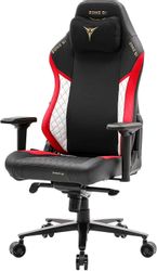 Кресло игровое ZONE 51 Cardinal, экокожа, до 150кг, черный/красный