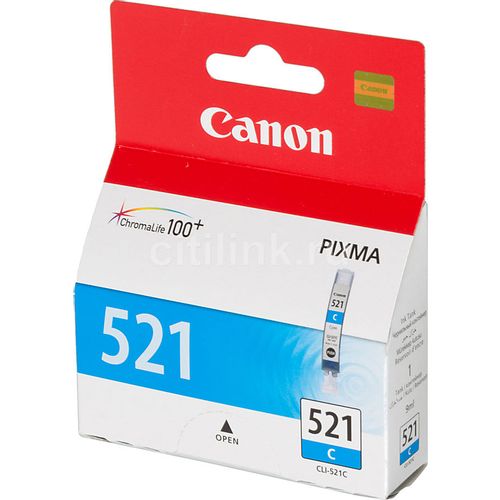 Картридж Canon CLI-521C, голубой / 2934B004/001