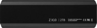 2ТБ Внешний диск SSD NETAC ZX10 NT01ZX10-002T-32BK, USB-C, запись