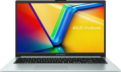 Ноутбук ASUS Vivobook Go 15 OLED E1504FA-L1528 90NB0ZR3-M00YV0, 15.6", OLED, AMD Ryzen 5 7520U 2.8ГГц, 4-ядерный, 16ГБ DDR4, 512ГБ SSD,  AMD Radeon, без операционной системы, серый