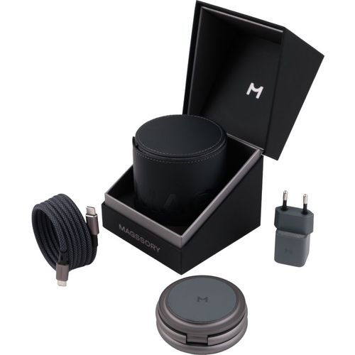 Беспроводное зарядное устройство MAGSSORY signature edition, USB-C, USB-C, 22Вт, серый [wch053m]