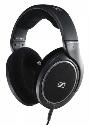 Наушники Sennheiser HD 558, 6.3 мм, мониторные, черный [504631]