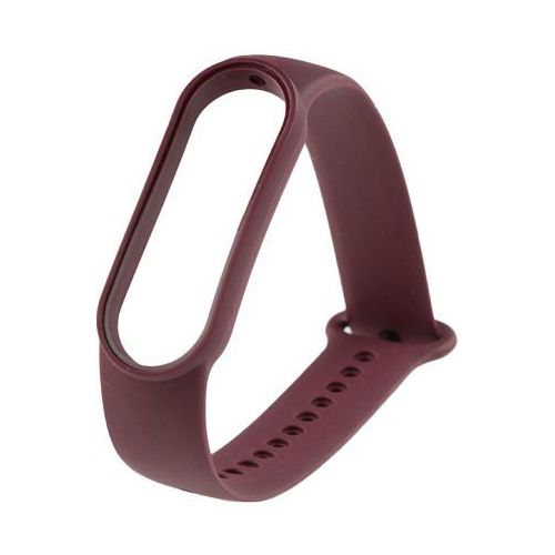 Ремешок ZIBELINO XIMB5-BRD для Xiaomi Mi Band 5/6, бордовый [zbs-ximb5-brd]