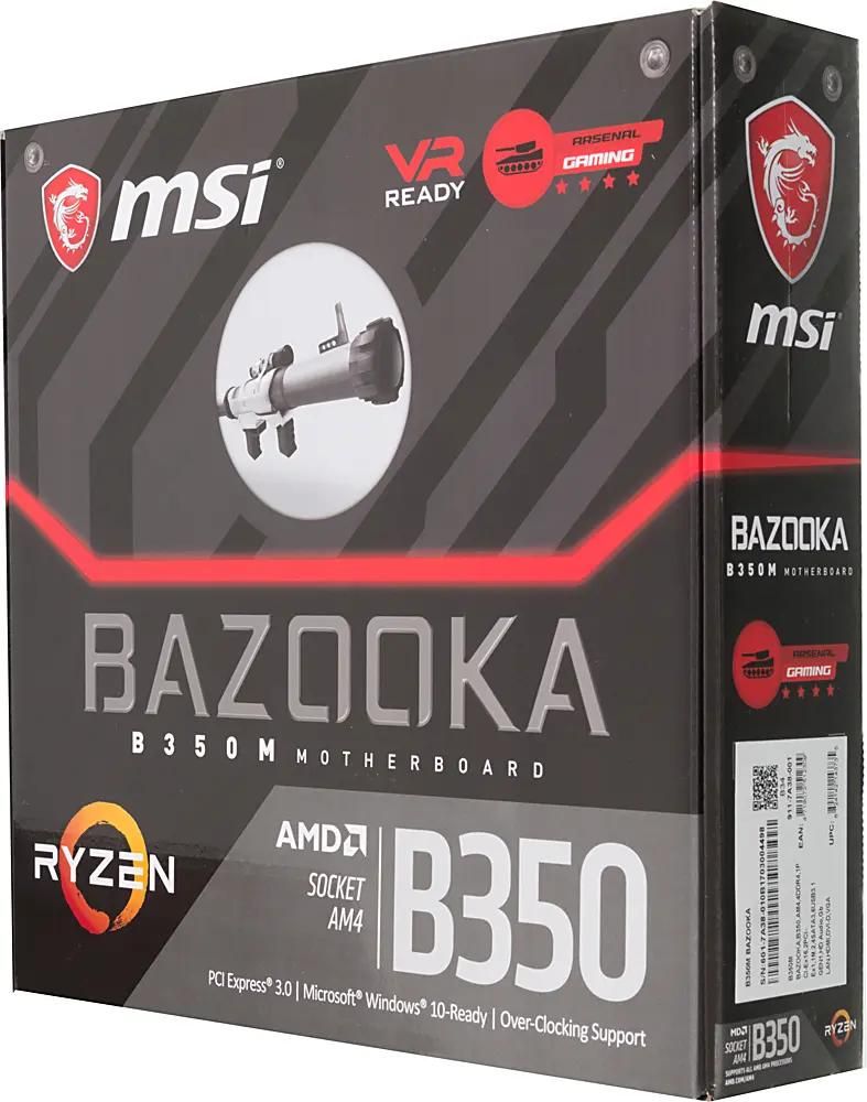 Msi b350m hotsell bazooka ryzen 3000