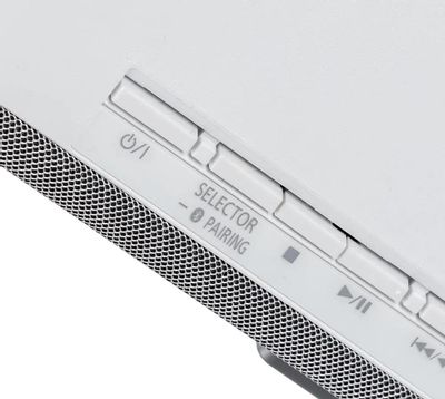 Музыкальный центр Panasonic SC-HC410EE-S, 40Вт, Bluetooth, FM, USB, CD ...