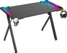 Стол игровой Defender Gamer, ЛДСП, черный
