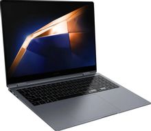 Ноутбук Samsung Galaxy Book 4 Pro 360 NP960 16", трансформер,  AMOLED, Intel Core Ultra 7 155H, 16-ядерный, 16ГБ LPDDR5x, 512ГБ SSD,  Intel Arc, графитовый