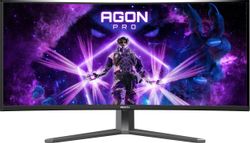Изображение товара 34" Монитор AOC Agon Pro AG346UCD, 3440x1440, QD OLED, 175Гц, 2хHDMI, 1хDP, изогнутый, черный и черный/серый Изображение товара 34" Монитор AOC Agon Pro AG346UCD, 3440x1440, QD OLED, 175Гц, 2хHDMI, 1хDP, изогнутый, черный и черный/серый