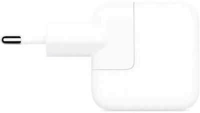 Сетевое зарядное устройство Apple MGN03ZM/A,  USB,  12Вт,  2A,  белый