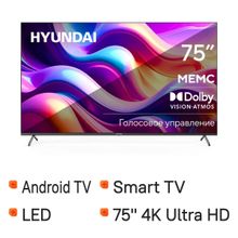 Изображение товара Телевизор Hyundai H-LED75BU7009 75" 4K Ultra HD SMART TV